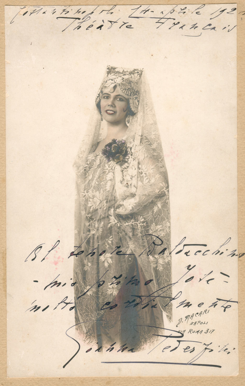 Pederzini's debut as Carmen in 1924 Turkey